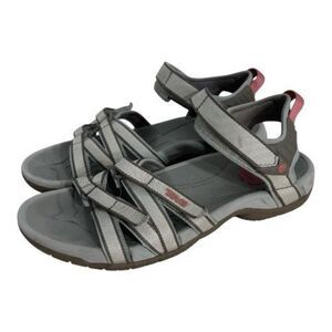 Teva Tirra Women Beige Hiking Sandals Size 7 Open Toe Ankle Strap Adjustable